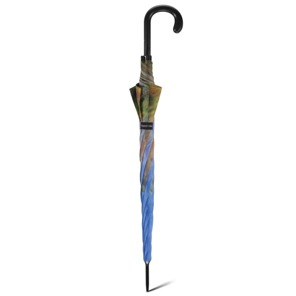 Happy Rain 74131 TRIFUN ART parasol damski fiolet/zieleń
