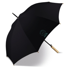 Happy Rain Earth 61101 Long AC Black parasol damski czarny