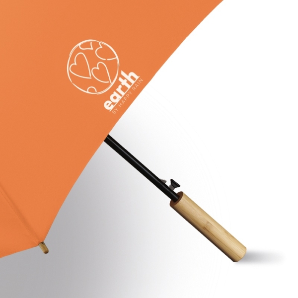 Happy Rain Earth 61107 Long AC Papaya parasol damski pomarańczowy