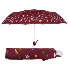 Magiczna parasolka bordowa NUTKI ZMIENIAJĄCE KOLOR Sanfo 6093-4