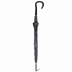 Pierre Cardin 82674 Long AC parasol damski czarny z białym wzorem