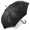 Pierre Cardin 82918 Long AC parasol damski czarny w napisy