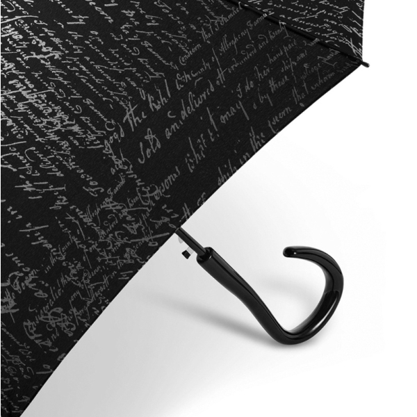 Pierre Cardin 82918 Long AC parasol damski czarny w napisy