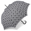 Pierre Cardin 82975 Long AC parasol damski czarno-biały