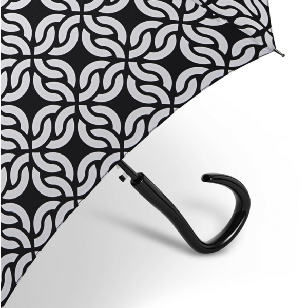 Pierre Cardin 82975 Long AC parasol damski czarno-biały