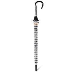 Pierre Cardin 83078 Long AC parasol transparentny w czarne paski