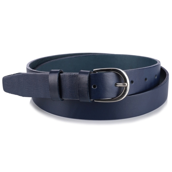Marquis Belts pasek damski skórzany granatowy 100 cm