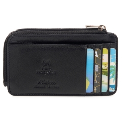 Albatross AL NEW07 L BLACK etui na karty skórzane czarne RFID Albatross AL NEW07 L BLACK etui na karty skórzane czarne RFID