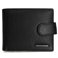Bellugio DAR 32 EM-111R-035-013 BLACK portfel męski skórzany czarny