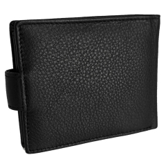 Bellugio DAR 32 EM-111R-035-013 BLACK portfel męski skórzany czarny
