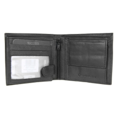 Bellugio EM-111R-033 BLACK 013 RFID portfel męski skórzany