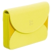 DuDu Adriatic-Citrus yellow etui na karty skórzane cytrusowy żółty
