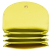 DuDu Adriatic-Citrus yellow etui na karty skórzane cytrusowy żółty