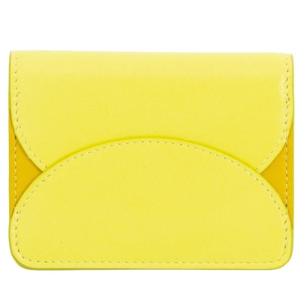 DuDu Adriatic-Citrus yellow etui na karty skórzane cytrusowy żółty