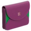 DuDu Adriatic-Fuchsia etui na karty skórzane fuksjowe
