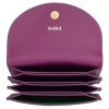 DuDu Adriatic-Fuchsia etui na karty skórzane fuksjowe