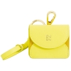 DuDu Charlotte-Citrus yellow etui na słuchawki skórzane cytrusowo żółte