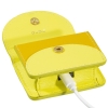 DuDu Charlotte-Citrus yellow etui na słuchawki skórzane cytrusowo żółte