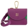 DuDu Charlotte-Fuchsia portmonetka skórzana fuksjowa