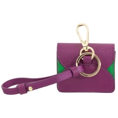 DuDu Charlotte-Fuchsia portmonetka skórzana fuksjowa