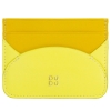 DuDu Ionian-Citrus yellow etui na karty skórzane cytrusowy żółty