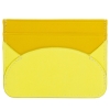 DuDu Ionian-Citrus yellow etui na karty skórzane cytrusowy żółty