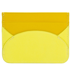 DuDu Ionian-Citrus yellow etui na karty skórzane cytrusowy żółty