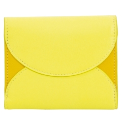 DuDu Mediterranean-Citrus yellow portfel skórzany cytrusowo żółty