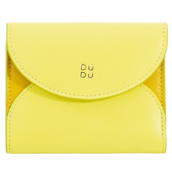 DuDu Mediterranean-Citrus yellow portfel skórzany cytrusowo żółty