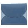 DuDu Mediterranean-Denim Blue portfel skórzany niebieski