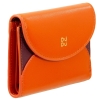 DuDu Mediterranean Orange portfel skórzany pomarańczowy