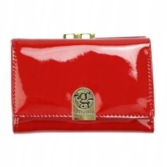Gregorio LS-117 RED portfel damski skórzany czerwony