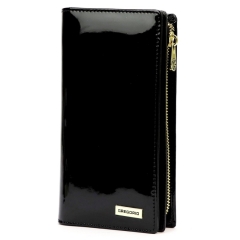 Gregorio LS-124 BLACK portfel damski skórzany czarny RFID DAR 69