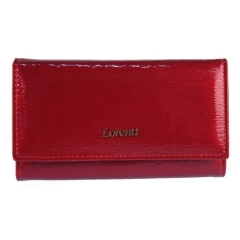 Lorenti 64003-SH-RFID 7120 RED portfel damski skórzany czerwony
