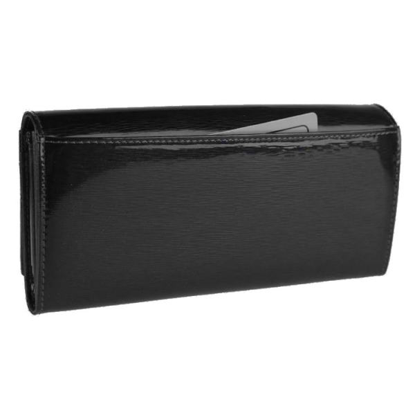 Lorenti AR 72401-SH-RFID/1622 BLACK  portfel damski skórzany czarny
