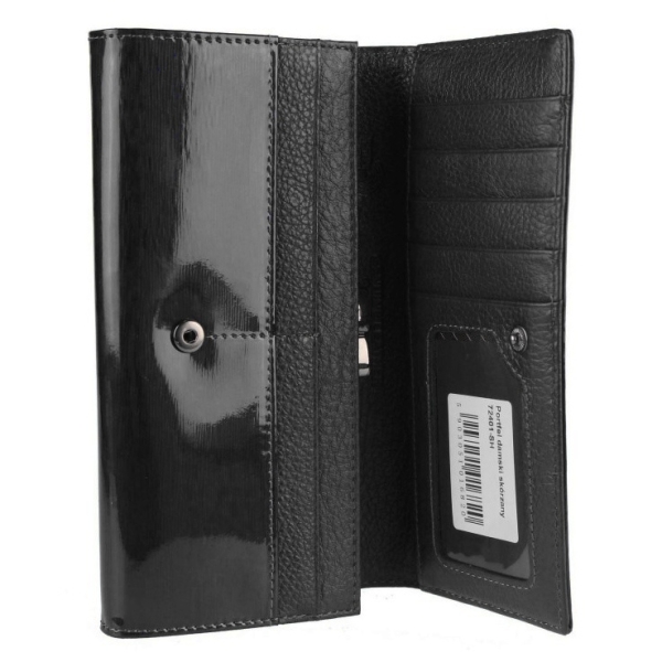 Lorenti 72401-SH-RFID portfel damski skórzany czarny