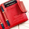 Peterson PTN 42329-RS/3627 RED portfel damski skórzany czerwony