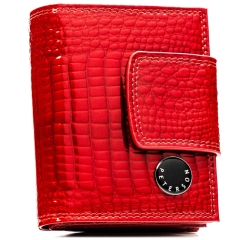Peterson PTN 42329-RS/3627 RED portfel damski skórzany czerwony