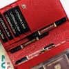 Peterson PTN PL-445-1537 RED portfel damski skórzany czerwony