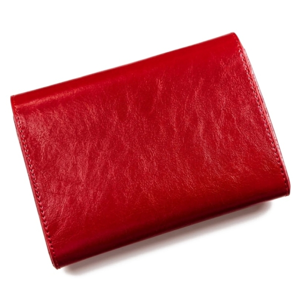 Peterson PTN PL-445-1537 RED portfel damski skórzany czerwony