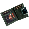 Peterson PTN PS329-FDS/1879 GREEN portfel damski skórzany zielony