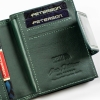 Peterson PTN PS329-FDS/1879 GREEN portfel damski skórzany zielony
