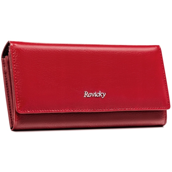 Rovicky DAR 32 RPX-24-ML/4841 RED portfel damski skórzany czerwony
