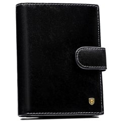 Rovicky DAR 37 N4L-RVT/0490 BLACK portfel męski skórzany czarny