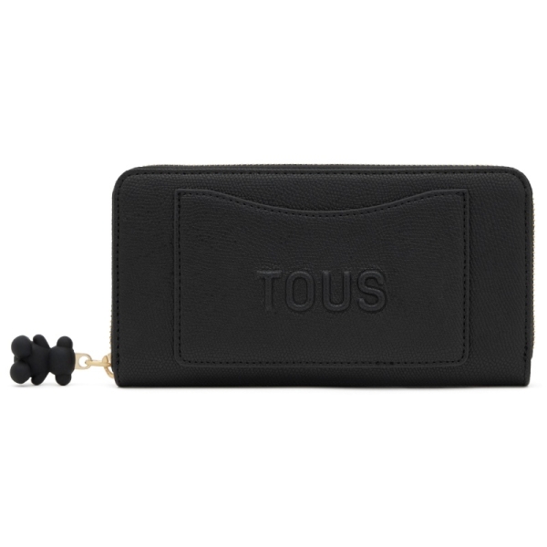 TOUS 2002374051 BILLETERA M.TOUS BACK TO BASICS NEGRO portfel damski czarny