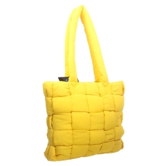 AL 78 torebka damska pikowana żółta