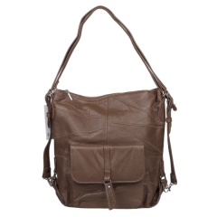 MIL OLA 120 torebka plecak damski skórzany brązowy