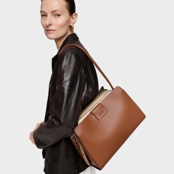 TOUS 2002355243 CITY M.KAOS ICON CAMEL torebka damska