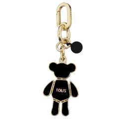 TOUS 2002377051 LLAVERO TOUS PUPPET BEAR NEGRO-DORADO brelok ozdobny