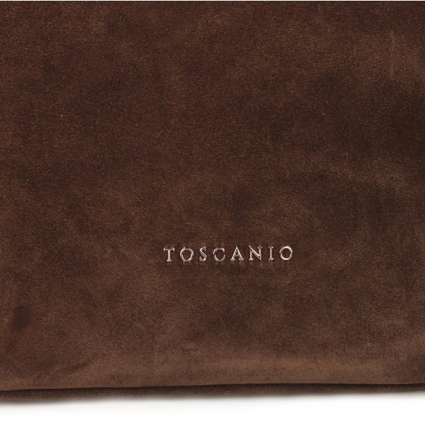Toscanio G100 BRĄZ D21 torebka damska skórzana brązowa